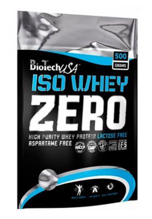 BioTech Whey Iso Whey Zero LF, клубника, (500 г)