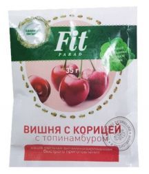 Каша овсяная вит. б/п Вишня пакет-саше Fit Parad (35 г)