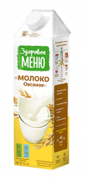 Молоко Овсяное Здоровое меню (1 л)