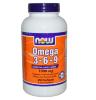 NOW Omega 3-6-9 1000 мг softgels (250 кап)