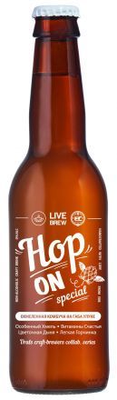 Комбуча &quot;Hop on&quot; Live Brew (350 мл)