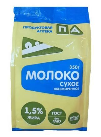 Молоко сухое обезжиренное 1,5% Продуктовая Аптека (350 г)