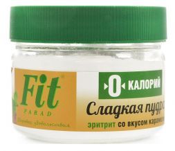 Пудра на основе эритрита со вкусом карамели Fit Parad (160 г)