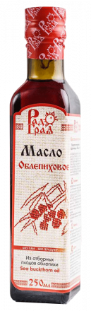 Масло облепихи (250 мл), Радоград