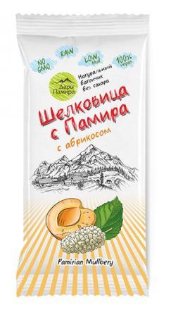 Батончик «Шелковица с Памира» с абрикосом Дары Памира (20 г)