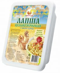 Лапша цельнозерновая быстрого приготовления с курицей Дивинка (90 г)