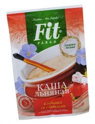 Каша льняная в саше Клубника со сливками Fit Parad  (25 г)