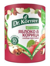 Хлебцы &quot;Злаковый коктейль яблочный&quot; с корицей Dr. Korner (90 г)