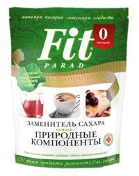 Заменитель сахара №7 на основе эритритола дойпак Fit Parad (250 г)