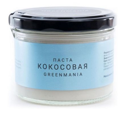 Паста кокосовая GreenMania (200 г)